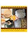 Pack of 2 Disposable Parchment Paper Plates for Air Fryer, 200-Piece Non-Stick Liners for Baking, Frying &amp; Serving Food