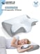 2-in-1 Memory Foam Cervical Pillow, Orthopedic Contour Neck Pillow for Pain Relief &amp; Ergonomic Support, for Side, Back &amp; Stomach Sleepers
