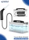 Portable Bidet, Rechargeable Travel Shattaf with 2.3L Tank, 2-Speed Flow, 1.2M Hose &amp; Carry Bag, Personal Hygiene for Travel, Camping &amp; Home (Black)