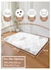 Premium Tri-Fold Medicated Foam Mattress with White Satin Cover, Portable &amp; Multi-Functional Foldable Mattress for Lounging, Seating &amp; Travel
