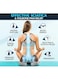 Gel Enhanced Seat Cushion with Non-Slip Bottom, Built-in Handle and Machine-Washable Cover &ndash; Orthopedic Cushion for Tailbone, Sciatica &amp; Back Pain Relief, Grey