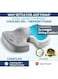 Gel Enhanced Seat Cushion with Non-Slip Bottom, Built-in Handle and Machine-Washable Cover &ndash; Orthopedic Cushion for Tailbone, Sciatica &amp; Back Pain Relief, Grey