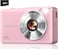 44MP HD Digital Camera with 32GB Card, 1080P Video, 2.4" Screen, 16X Zoom, Anti-Shake, Portable Photo Camera for Kids, Teens &amp; Beginners, Pink