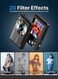 44MP HD Digital Camera with 32GB Card, 1080P Video, 2.4" Screen, 16X Zoom, Anti-Shake, Portable Photo Camera for Kids, Teens &amp; Beginners, Black