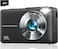 44MP HD Digital Camera with 32GB Card, 1080P Video, 2.4" Screen, 16X Zoom, Anti-Shake, Portable Photo Camera for Kids, Teens &amp; Beginners, Black