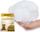 White Polyester Filling Fluffy High Resilience Stuffing for Cushions, Pillows, Teddy Bear and Toy Hypoallergenic Lofty Hollow Filling for Sofas and Bedding, 5Kg