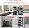 Pot Rack Organizer with 3 DIY Methods, 8 Tiers Adjustable Stand for Organising Pans and Cookware Kitchen Cabinet and Counter