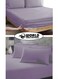 3-Piece Luxury Lilac Striped Bed Sheet Set, Ultra-Soft Cotton Fitted Sheet with 2 Pillowcases for Hotel &amp; Home &ndash; Single Size