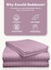 3-Piece Luxury Pink Striped Bed Sheet Set, Ultra-Soft Cotton Fitted Sheet with 2 Pillowcases for Hotel &amp; Home &ndash; Single Size