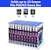Eworld Acrylic Video Game Storage Organizer Stand for PS5/PS4/PS3, Clear, Sturdy Display Holder for Up to 12 Game Cases, Keeps Your Collection Tidy and Stable