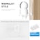 Eworld Acrylic Floating Wall Shelves with Cable Clip, Easy Installation Display Shelves for Plants, Speakers, Security Cameras, and Baby Monitors, Available in Packs of 3