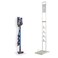 Premium Floor Docking Dyson Stand for Cordless Vacuum Cleaners with Wheels, Compatible with Dyson V15 V11 V10 V8 V7 V6 Dreame T30 T20 V12 V11 V10, No Wall Drilling, Durable Metal Holder in Sleek White
