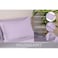 6 Piece Premium King Size Bedding Set, Purple Striped Design and High Quality Cotton Hotel Luxury Bedsheet, Soft Quilt Cover and Pillowcases