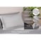 6-Piece Premium King Size Bedding Set, Grey Striped Design and High Quality Cotton Hotel Luxury Bedsheet Soft Quilt Cover and Pillowcases