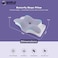Memory Foam Butterfly-Shaped Cervical Pillow for Shoulder and Neck Pain Relief, Ergonomic Orthopedic Support for Side, Back, and Stomach Sleeping, Washable Cover &amp; Sleeping Eye Mask Included