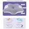 Memory Foam Butterfly-Shaped Cervical Pillow for Shoulder and Neck Pain Relief, Ergonomic Orthopedic Support for Side, Back, and Stomach Sleeping, Washable Cover &amp; Sleeping Eye Mask Included