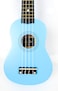 Mike Music 21-Inch Soprano Ukulele Set for Beginners with Carrying Bag, Tuner, Strap, Picks, and Extra Strings -Blue
