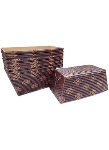 25 Mini Paper Loaf Pans - Disposable, Rectangle, Microwave &amp; Freezer Safe for Quick Breads &amp; Small Pumpkin Breads