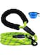 Calconox Strong Dog Leash - Soft Padded Handle Dog Leash With Reflective Threads Nylon Durable Safety for Small, Medium and Large Dogs (green)