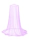 Round Hoop Mosquito Net for Bed, King Size Bed Canopy Hanging Curtain Netting, Princess Round Hoop Sheer Bed Canopy for All Kids Baby Cribs and Adult Beds Fit Twin, Full, Queen - PURPLE
