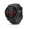 Garmin Fenix 8 AMOLED 43mm Smartwatch Sapphire Carbon Gray DLC Titanium With Black/Pebble Gray Silicone 010-02903-21