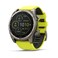 Garmin Fenix 8 Solar 51mm Smartwatch Sapphire Titanium With Amp Yellow/Graphite Silicone Band 010-02907-21
