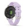 Garmin Lily 2 Active Smartwatch Silver with Purple Jasmine Silicone Band 010-02891-01