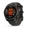Garmin Fenix 8 Pro Smartwatch 47mm AMOLED Sapphire Carbon grey DLC titanium with Black/pebble grey silicone band 010-03198-01