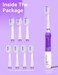 SEAGO Kids Electric Toothbrush with 2 Mins Brushing Timer and 8 Replacement Bursh Heads,Rainbow LED Light Make Brushing Fun, Pink Color Girls Battery Powerd Toothbrush for 5-8 Years Old