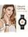 Upeak Floral Engraved Strap Compatible with Samsung Galaxy Watch 7 Strap 6 4 5 40mm 44mm/5 Pro/6 4 Classic/Active 2, 20mm Cute Two-Tone Flower Soft Silicone Sport Band for Samsung Watch Straps Women