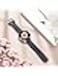 Upeak Floral Engraved Strap Compatible with Samsung Galaxy Watch 7 Strap 6 4 5 40mm 44mm/5 Pro/6 4 Classic/Active 2, 20mm Cute Two-Tone Flower Soft Silicone Sport Band for Samsung Watch Straps Women