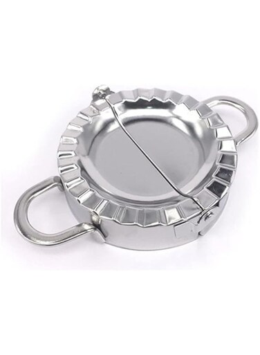 Dubai Gallery Stainless Steel Dumpling Maker Dough Cutter Silver