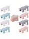 Lomeshow 8 Pack Shoe Slots Organizer, Shoe Stacker Holders For A Pair Of Shoes, Adjustable 50% Space Saver Double Layer Shoe Holder Rack For Closet, Detachable And Combinable