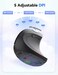 TECKNET Ergonomic Mouse, Wireless Bluetooth Vertical Mouse, 4800 DPI Optical Tracking, 6 Adjustable DPI, Quiet Clicks, 2.4GHz with USB A Receiver, 6 Buttons, Wide Compatibility (Dual-mode)