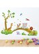 Khazna Jungle Animals Wall Decals Monkey Elephant Giraffe Wall Art Stickers Kids Baby Nursery Playroom Home D&eacute;cor