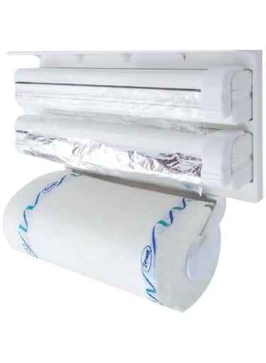 Dubai Gallery Foil And Tissue Holder White AMZ-N32309645A