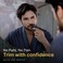 Menhood Rechargeable NOSAR Ear and Nose Trimmer; Waterproof and Washable 360 Rotary Dual-Blade System - 300 minutes runtime