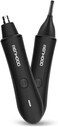Menhood Rechargeable NOSAR Ear and Nose Trimmer; Waterproof and Washable 360 Rotary Dual-Blade System - 300 minutes runtime