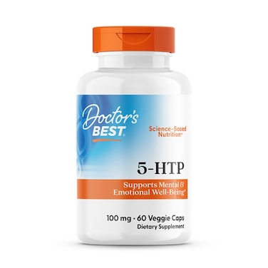 Doctor's Best 5-HTP, 60 Veggie Capsules, 100 mg