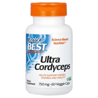 Doctor's Best Ultra Cordyceps, 60 Veggie Capsules, 750 mg
