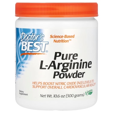 Doctor's Best Pure L-Arginine Powder, 300 Gm