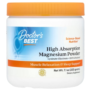 Doctor&rsquo;s Best High-Absorption Magnesium Powder, 200 Gm