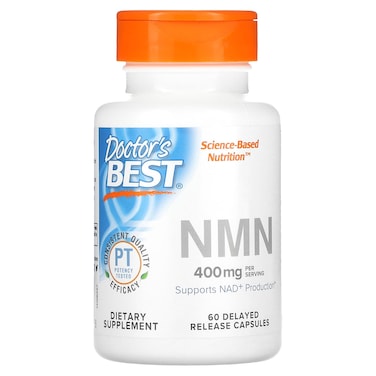 Doctor's Best NMN, 60 Capsules, 400 mg