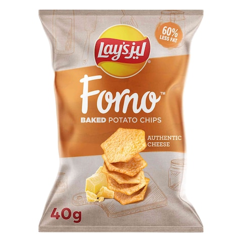 Lay&#39;s Forno Authentic Cheese Potato Chips 43g