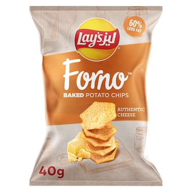 ليز فورنو شيبس البطاطس بالجبن الأصلي 43 غرام