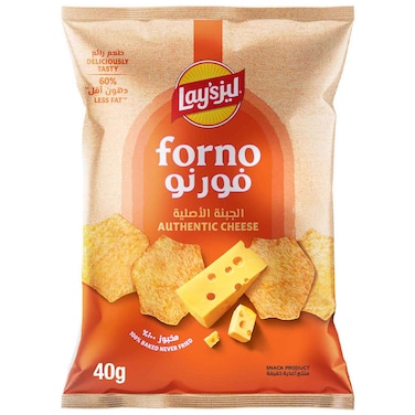 Lay&rsquo;s Forno Authentic Cheese Baked Potato Chips, 40g