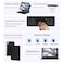 ZOOMEE Magic Keyboard Case For iPad Air 13 inch M3 2025 M2 Pro 12.9 Smart Cover Folio Multi-touch Magnetic Backlit Wireless Black