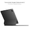 ZOOMEE Wireless Magic Keyboard Case Compatible with Apple iPad Pro 11-inch M4 2024, Smart Multi-Touch Trackpad, RGB Backlit, Black