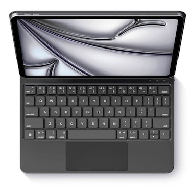 ZOOMEE Wireless Magic Keyboard Case Compatible with Apple iPad Pro 11-inch M4 2024, Smart Multi-Touch Trackpad, RGB Backlit, Black