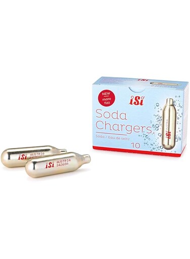 iSi CO2 Soda Siphon Charger, 10 Pack